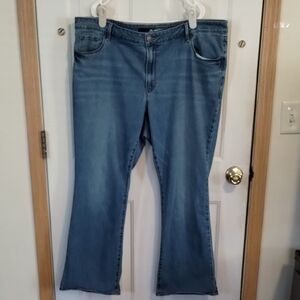 Old Navy Size 24 Mid-Rise Kicker Boot-Cut Jeans